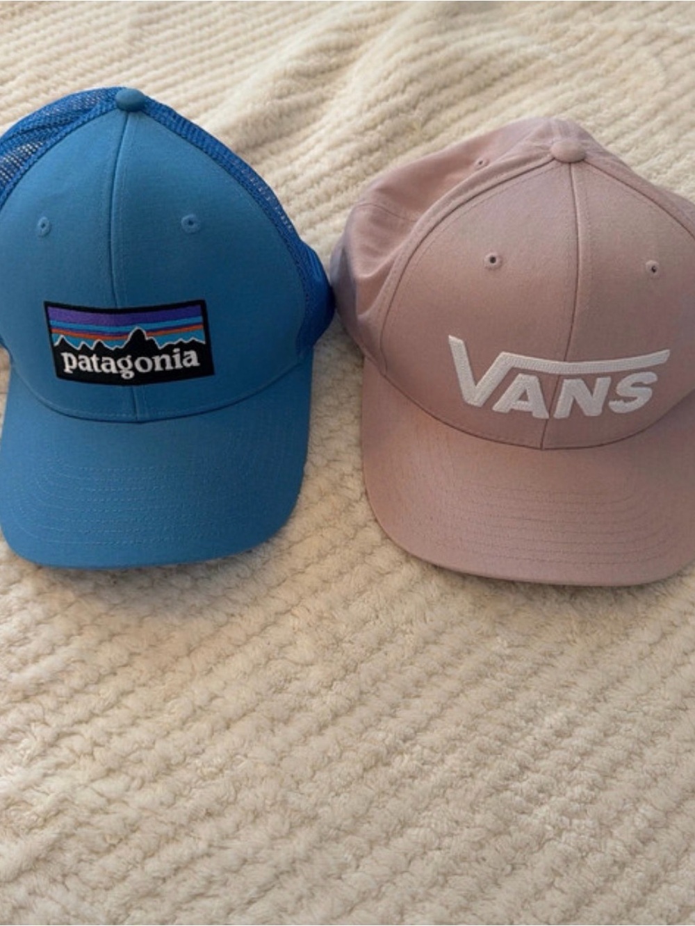 Patagonia and Vans hat bundle